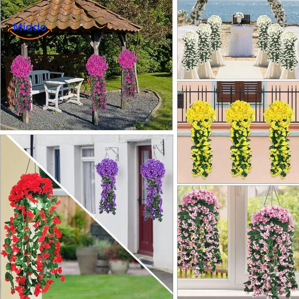 OrchidElegance Kunstblumen Cascade | Stilvolle Kunstorchideen für jeden Anlass und jede Saison