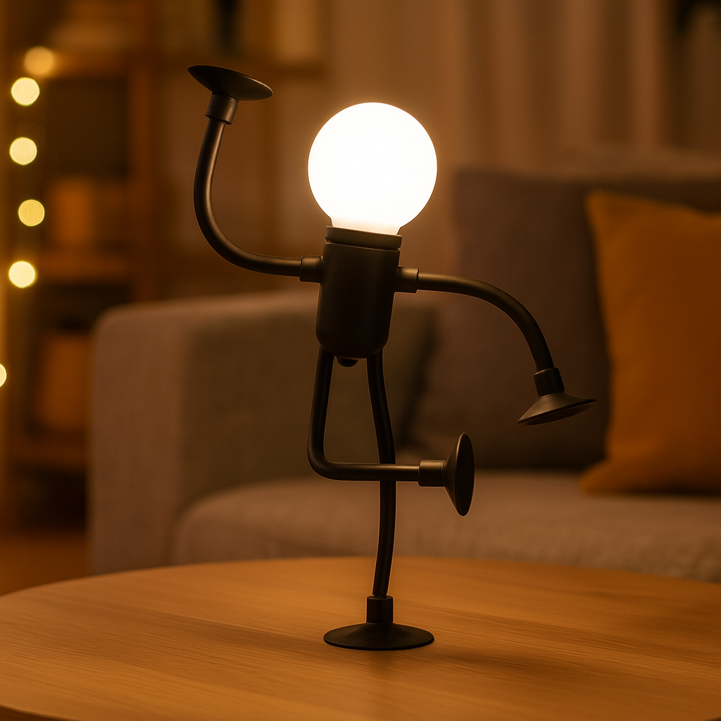 LumiFlex | LED Tischlampe Flexibel Kreative Dekoration für Wohnzimmer und Kinderzimmer Energiesparend Modern 4 Farben