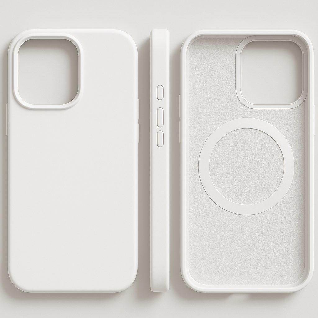 MAGNESOFT LUXE – Magnetische Silikonhülle mit Soft-Touch Oberfläche für iPhone