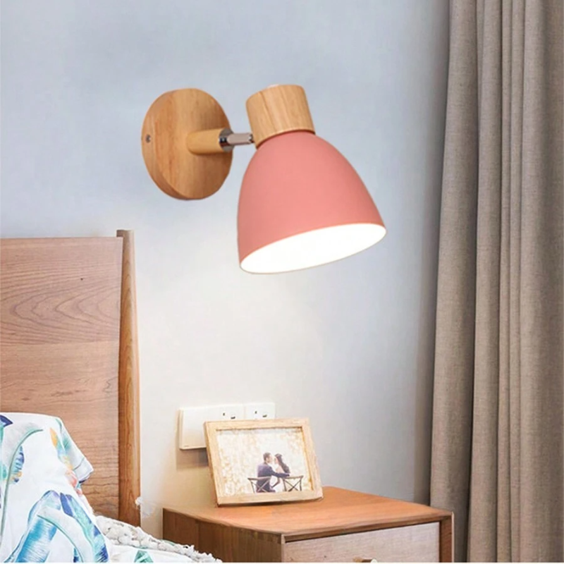 ChromaWood Skandinavische Design Wandleuchte Stilvoll
