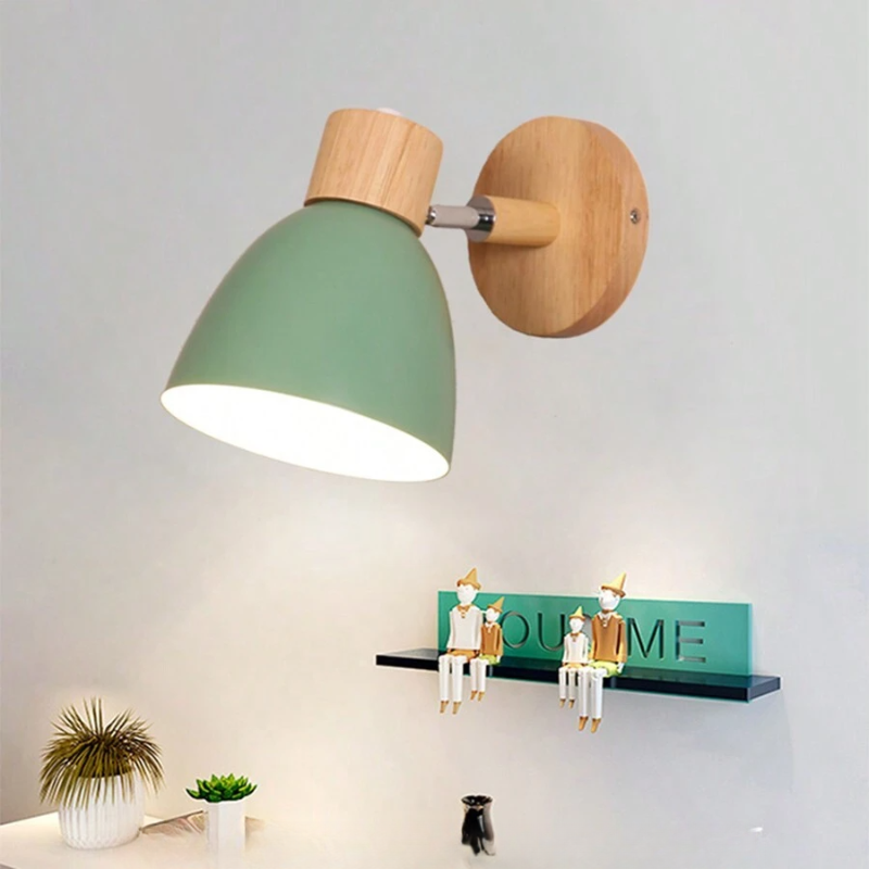 ChromaWood Skandinavische Design Wandleuchte Stilvoll
