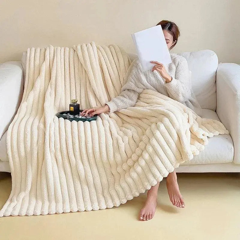 CozyFleece Plüschdecke Weiche Warme Plaid