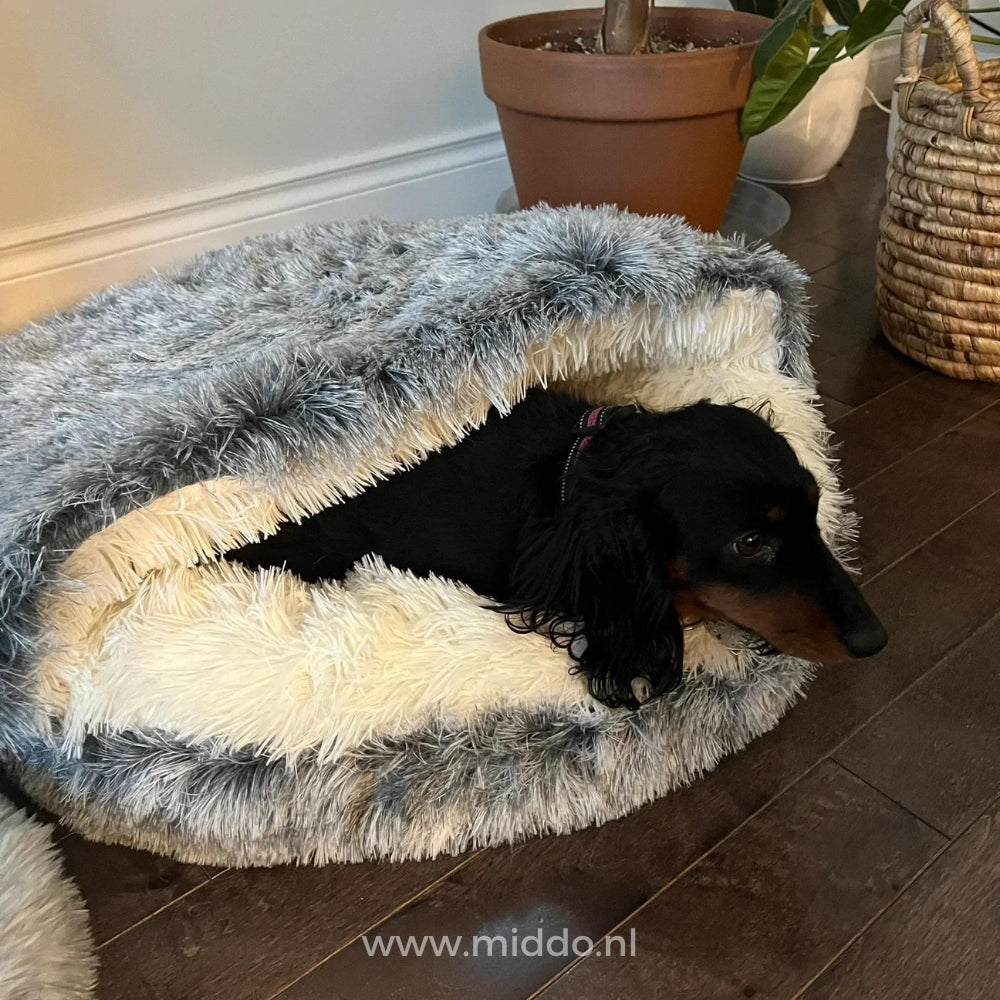 SnuggleNest Haustierbett | Bequemes Bett für glückliche Hunde und Katzen