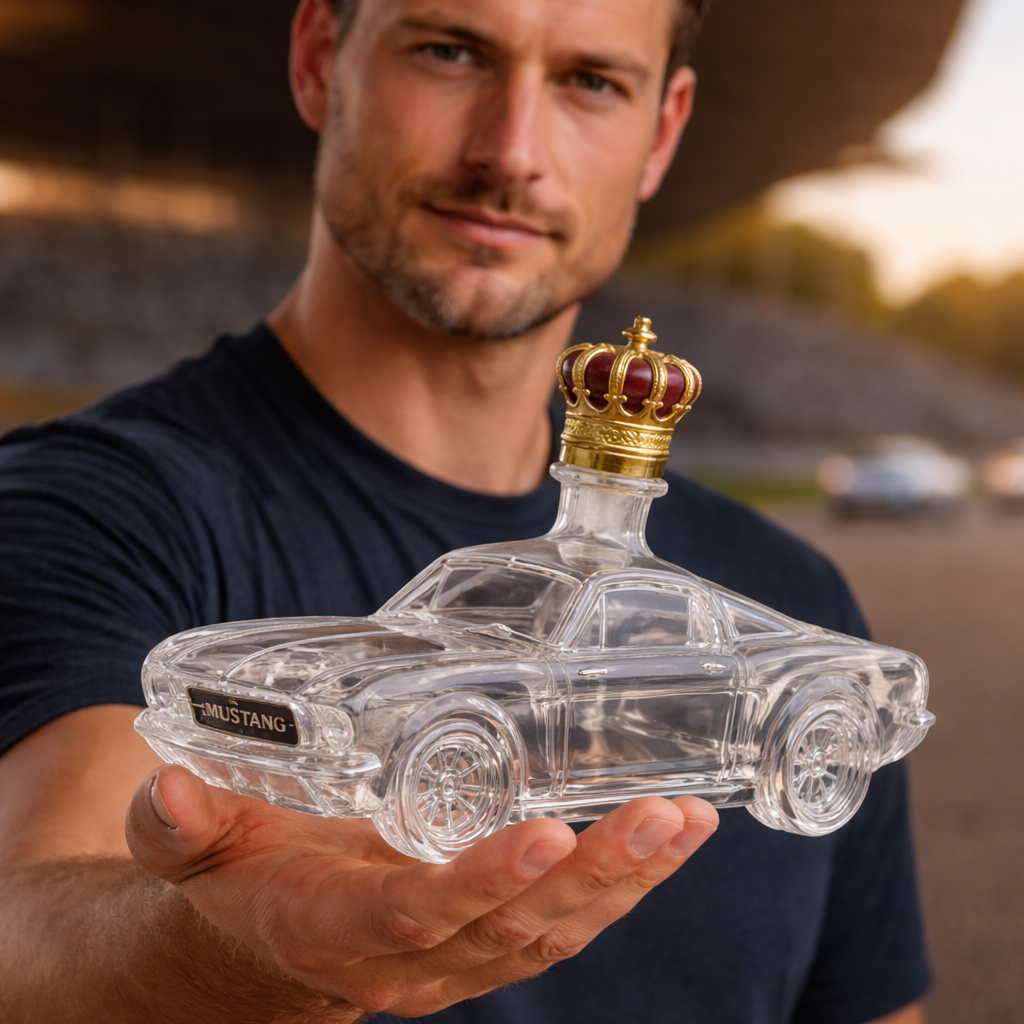 Mustang Whiskey Dekanter | Mustang Design | Handgefertigtes Glas