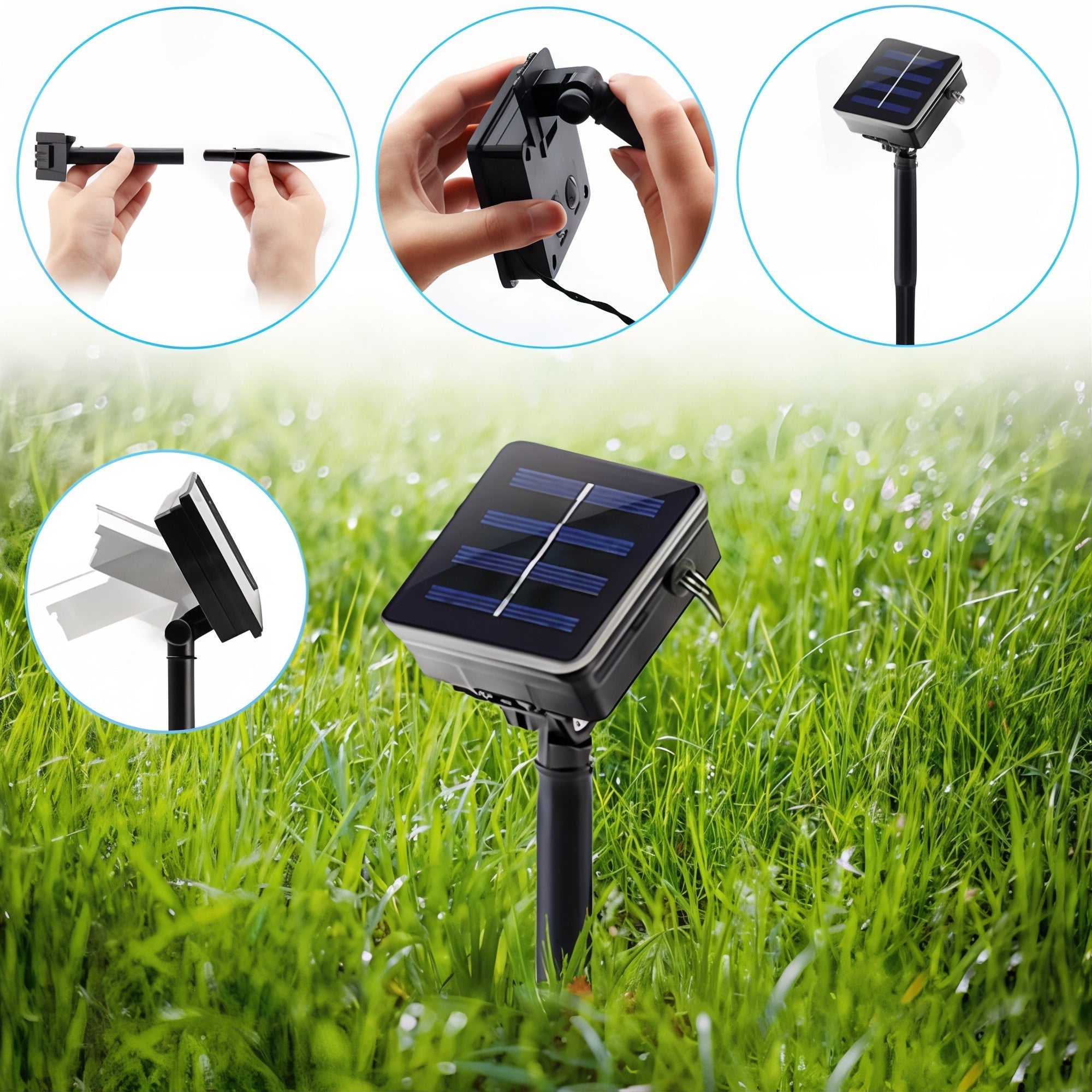 LuxeLumen Gartenblume | Elegante Solarleuchte für einen bezaubernden Garten