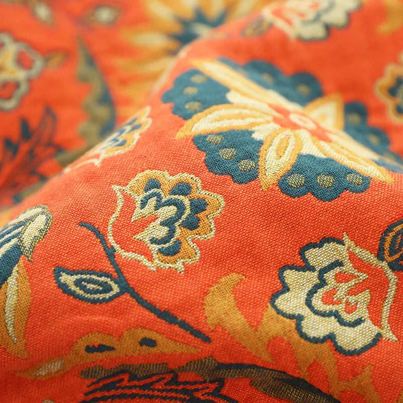 Boho Jacquard Baumwollteppich Gemütlich Luxus Vielseitig Komfort