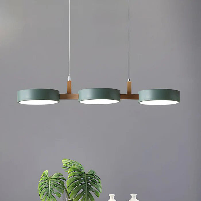 Nordic Flush Deckenleuchte mit mehreren Köpfen für Küchen und Esszimmer
