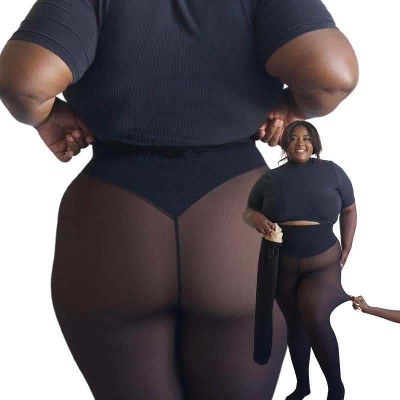 ThermoCurve | Original Fleecegefütterte Leggings Taille Bestimmend Warm Schlank