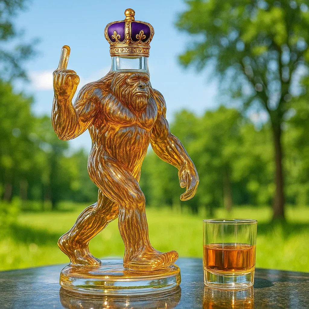 SasquatchSips – Lustige Bigfoot Whiskyflasche