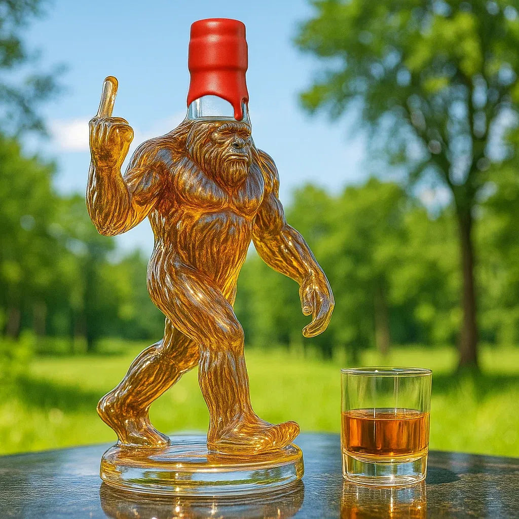 SasquatchSips – Lustige Bigfoot Whiskyflasche