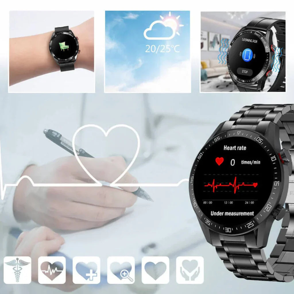 SwissMotion - Multifunktionale Smartwatch mit langer Batterielaufzeit