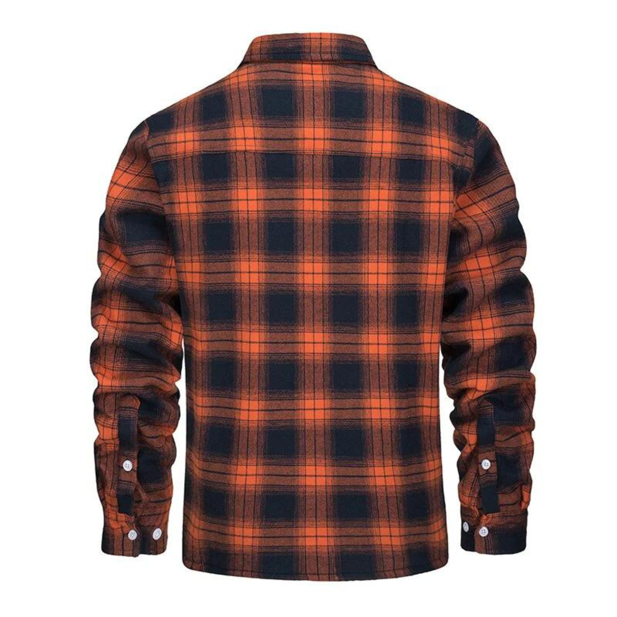 Karierter Fleece-Weste für Herren | Warm