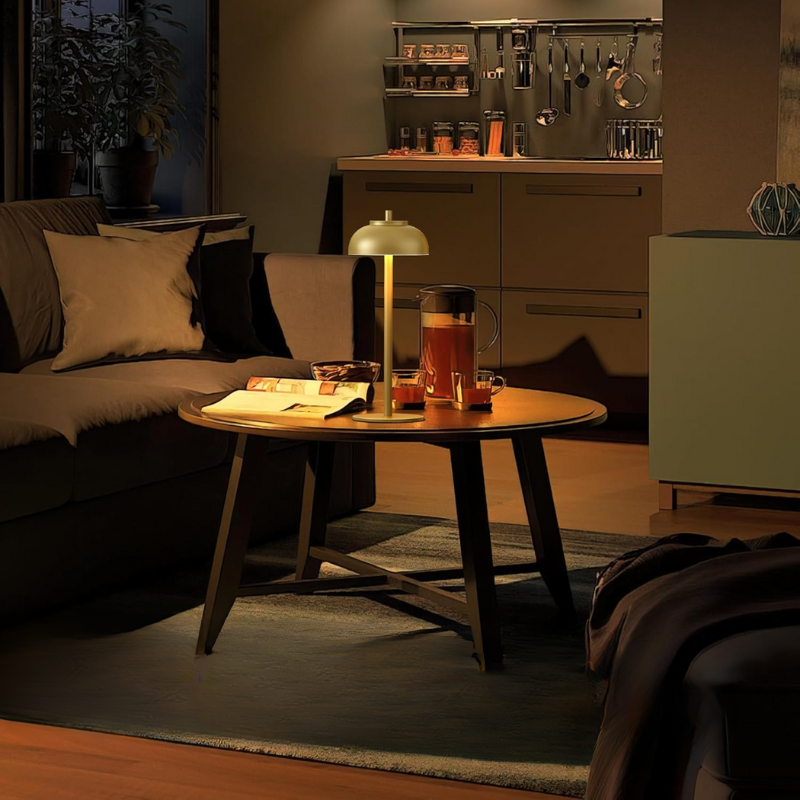 DazzleLite Drahtlose Tischlampe mit Touch-Bedienung