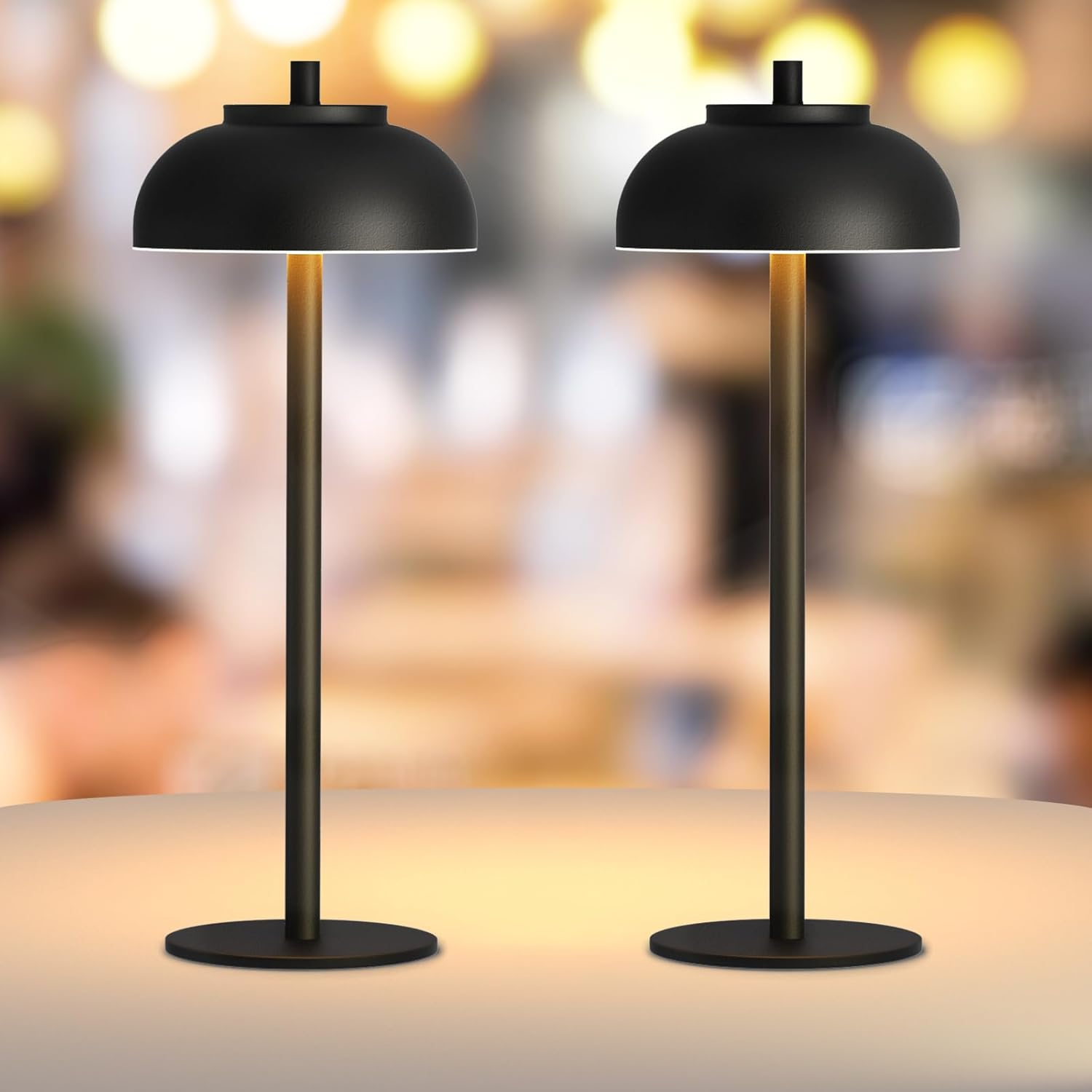 DazzleLite Drahtlose Tischlampe mit Touch-Bedienung