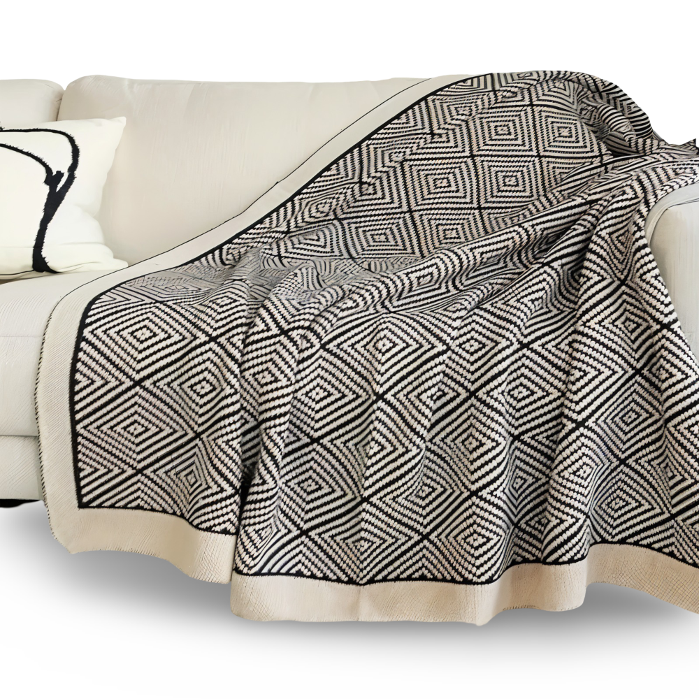 GeoComfort Fleece-Decken – Weiches, leichtes Polyester mit modernem Druck