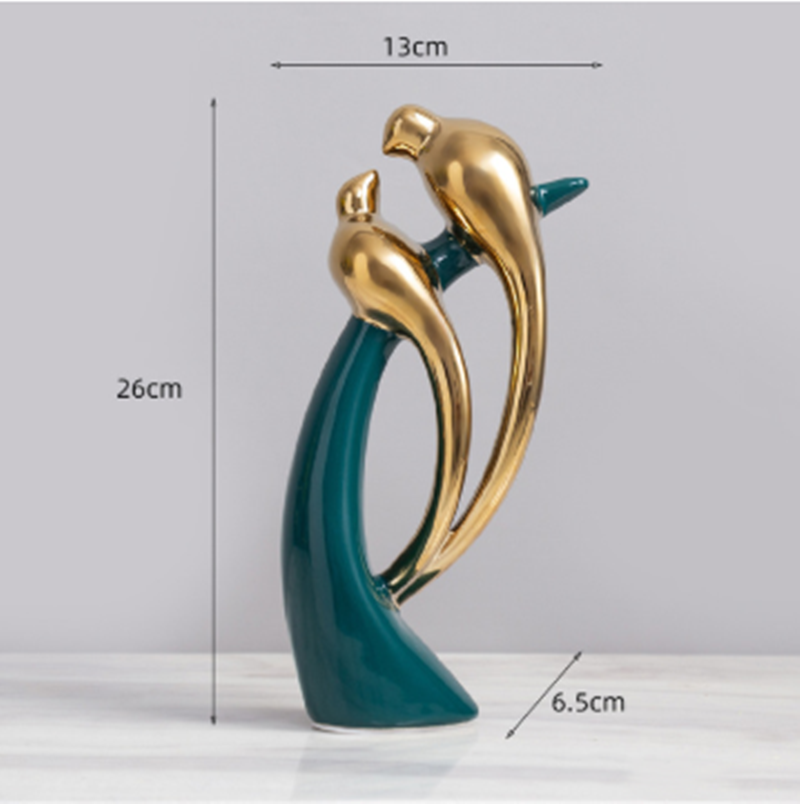 FormaLuxe Keramische Skulptur – Handgefertigte moderne Dekoration
