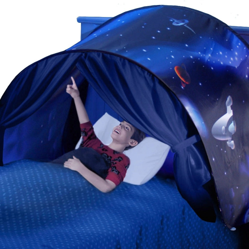 KidsDream - Kinderbettzelt - Schaffe Magische Träume Mit dem Fantasie Zelt - Einfache Montage