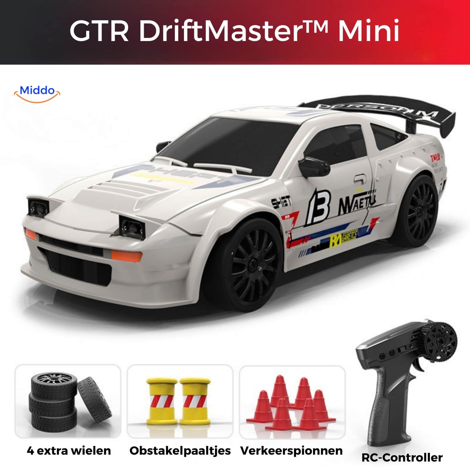 DriftPro GTR | 4WD Drift RC Auto mit schneller Ladefunktion und Action!