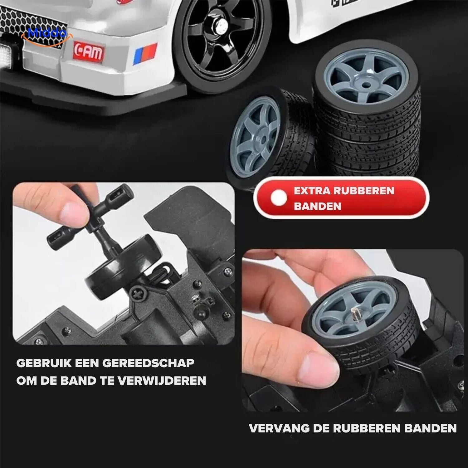 DriftPro GTR | 4WD Drift RC Auto mit schneller Ladefunktion und Action!