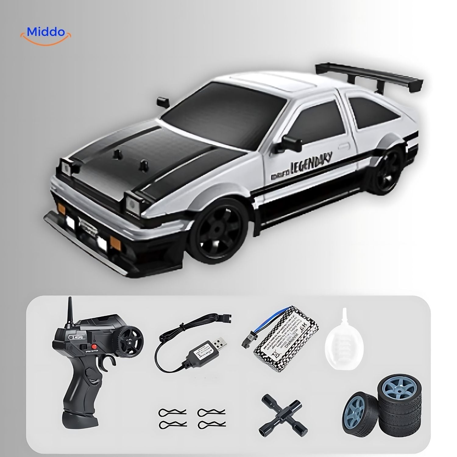 DriftPro GTR | 4WD Drift RC Auto mit schneller Ladefunktion und Action!