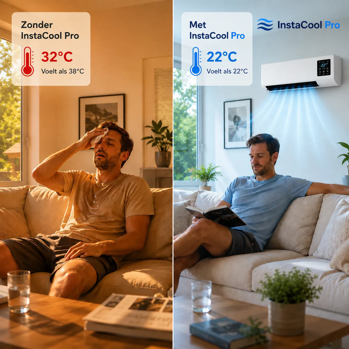 Mobile Klimaanlage & Heizung 2-in-1 – Ohne Installation, bis 51 m²