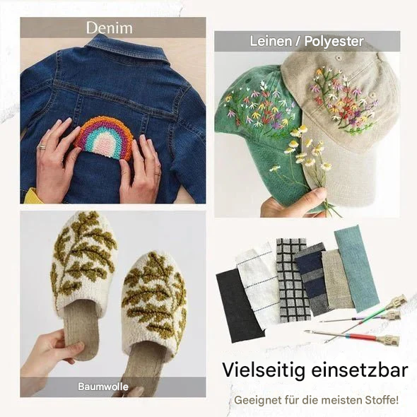 EasyStitch™ Sticknadeln Set für ein verbessertes Stick-Erlebnis