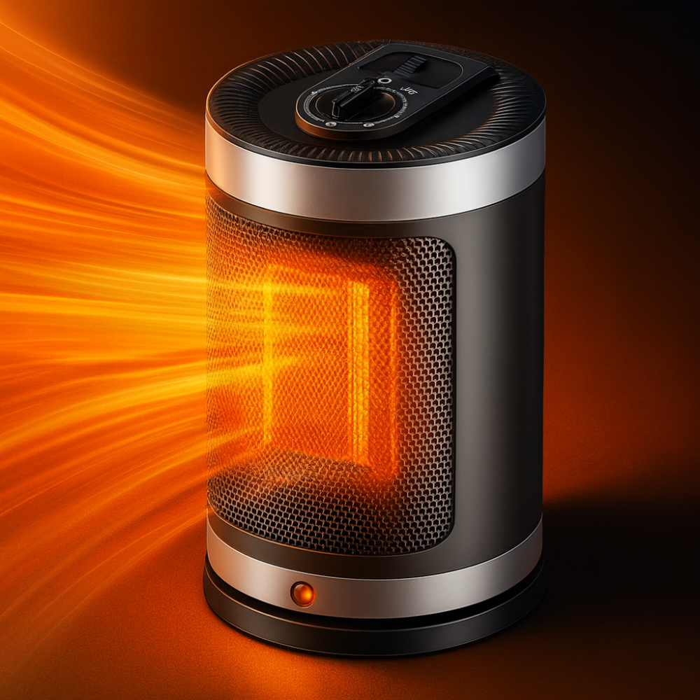 Elektrische Konvektionsheizung 900W – Tragbare Raumheizung mit Thermostat