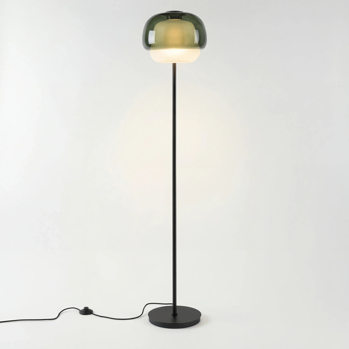 Moderne Farbige Glas Stehlampe – Elegante Designlampe mit Sfeerverlichting