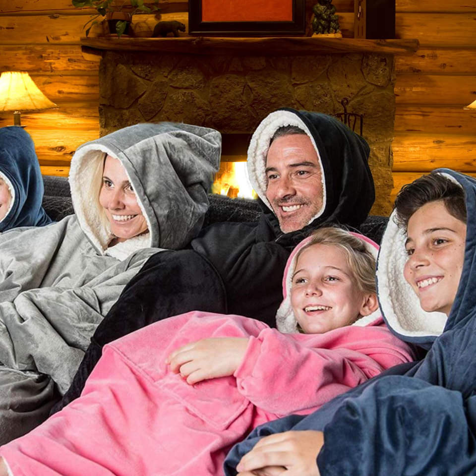 SherpaComfort XXL Hoodie | Extra warme Sherpa-Fleece für ultimativen Komfort