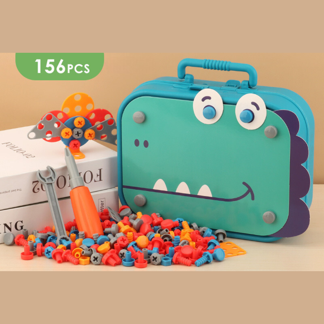 Montessori 3D-Werkzeugkoffer für Kinder