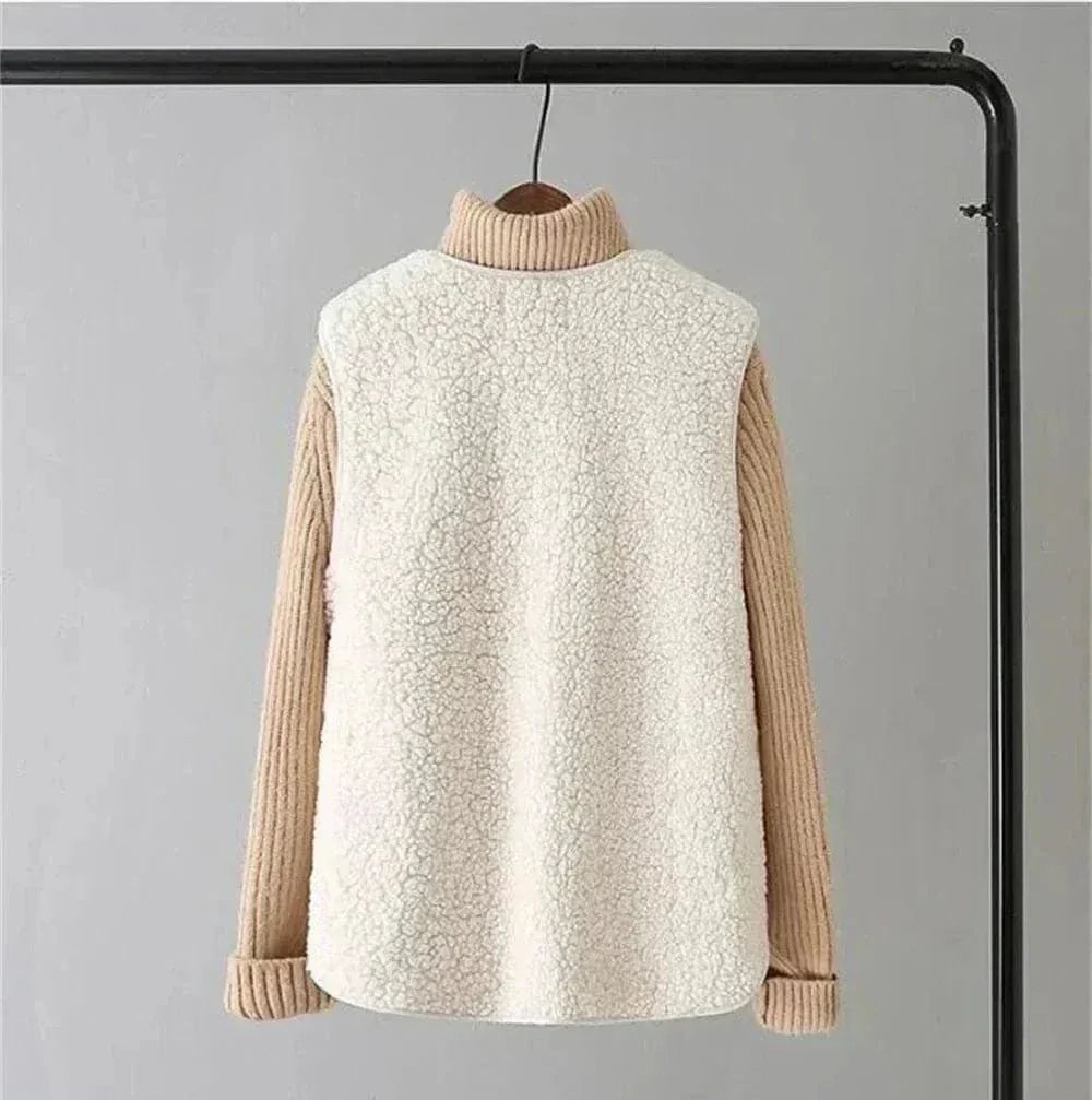 Ärmellose Knopfweste für Frauen | Ideal zum Layering im Herbst und Winter