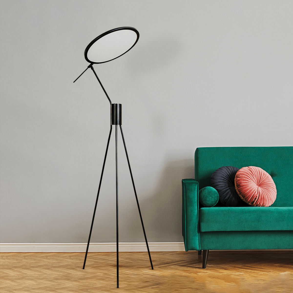 Schlanke Design Stehlampe – Stimmungs- und Akzentbeleuchtung