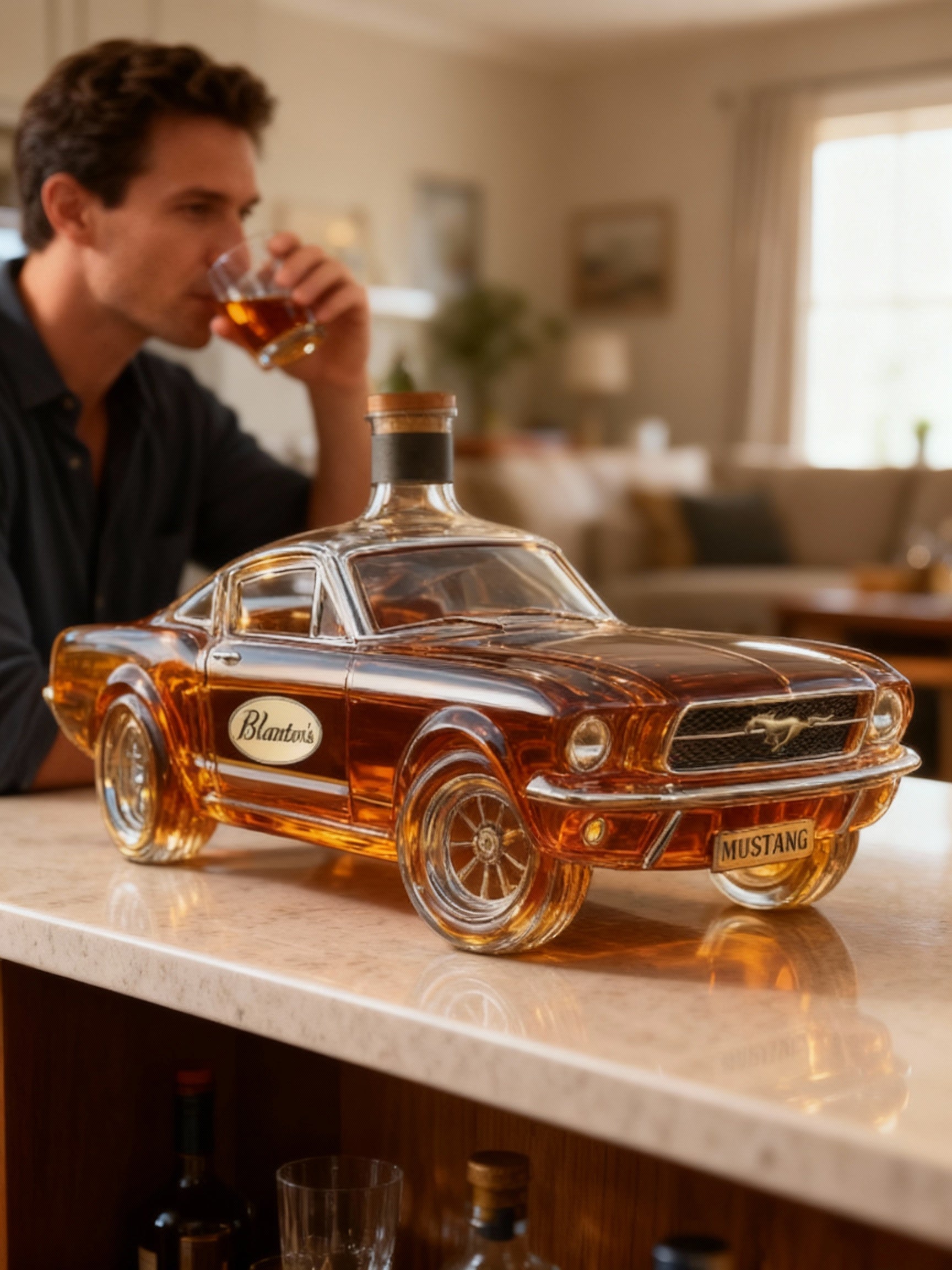 BowLift | Mustang Auto-förmiger Whiskey Dekanter