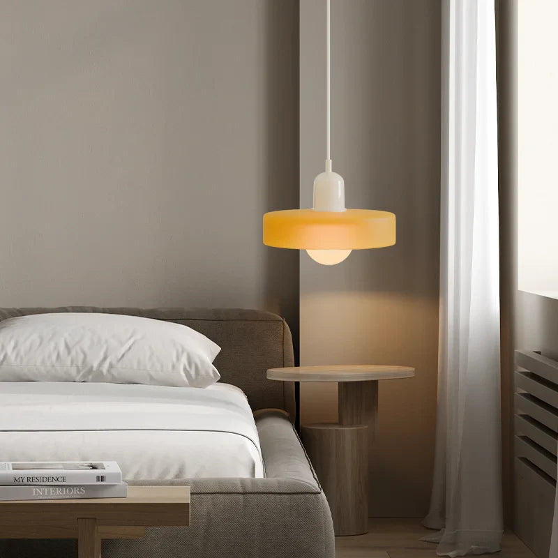 Finan Morandi Glas-Disk-Orb Pendelleuchte