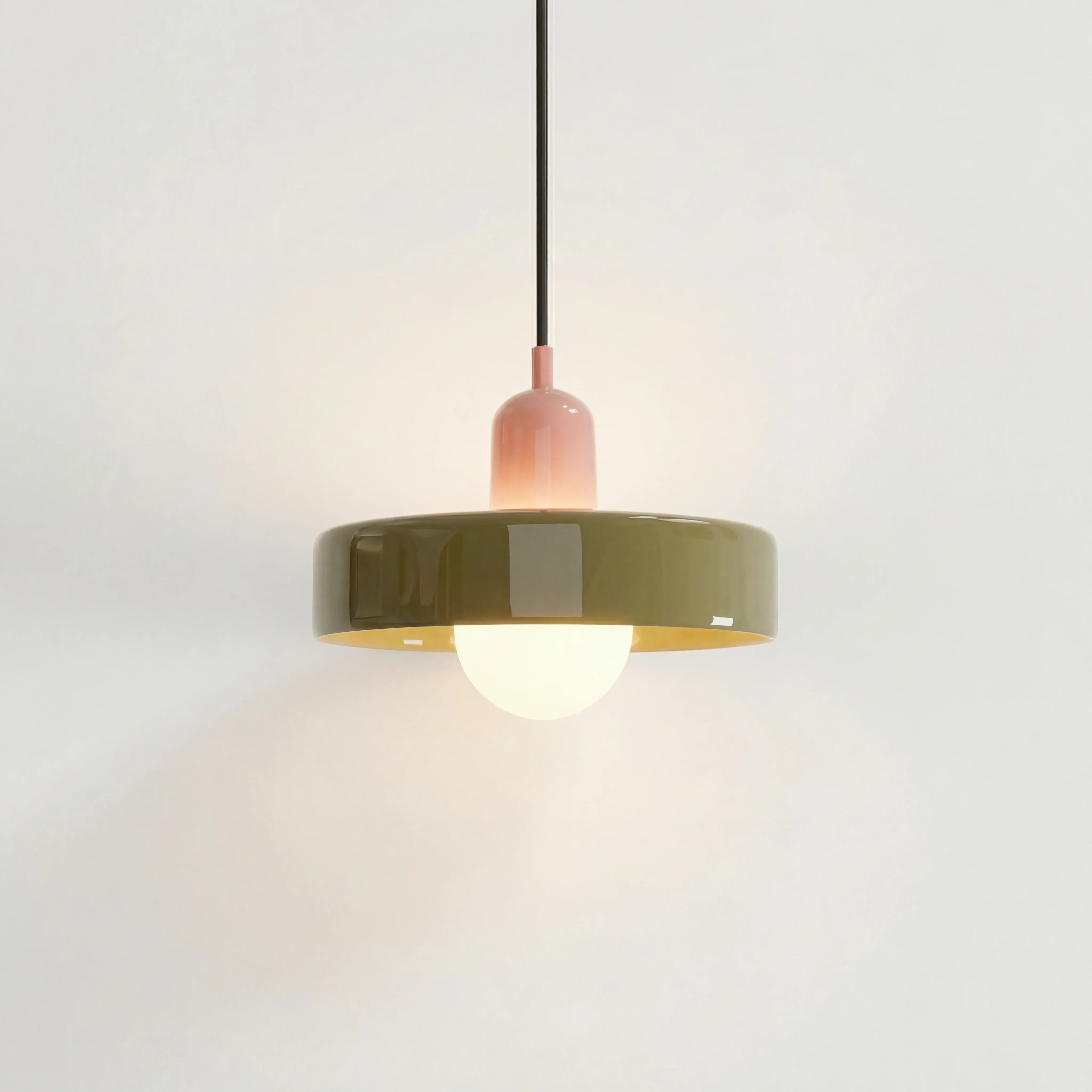 Finan Morandi Glas-Disk-Orb Pendelleuchte
