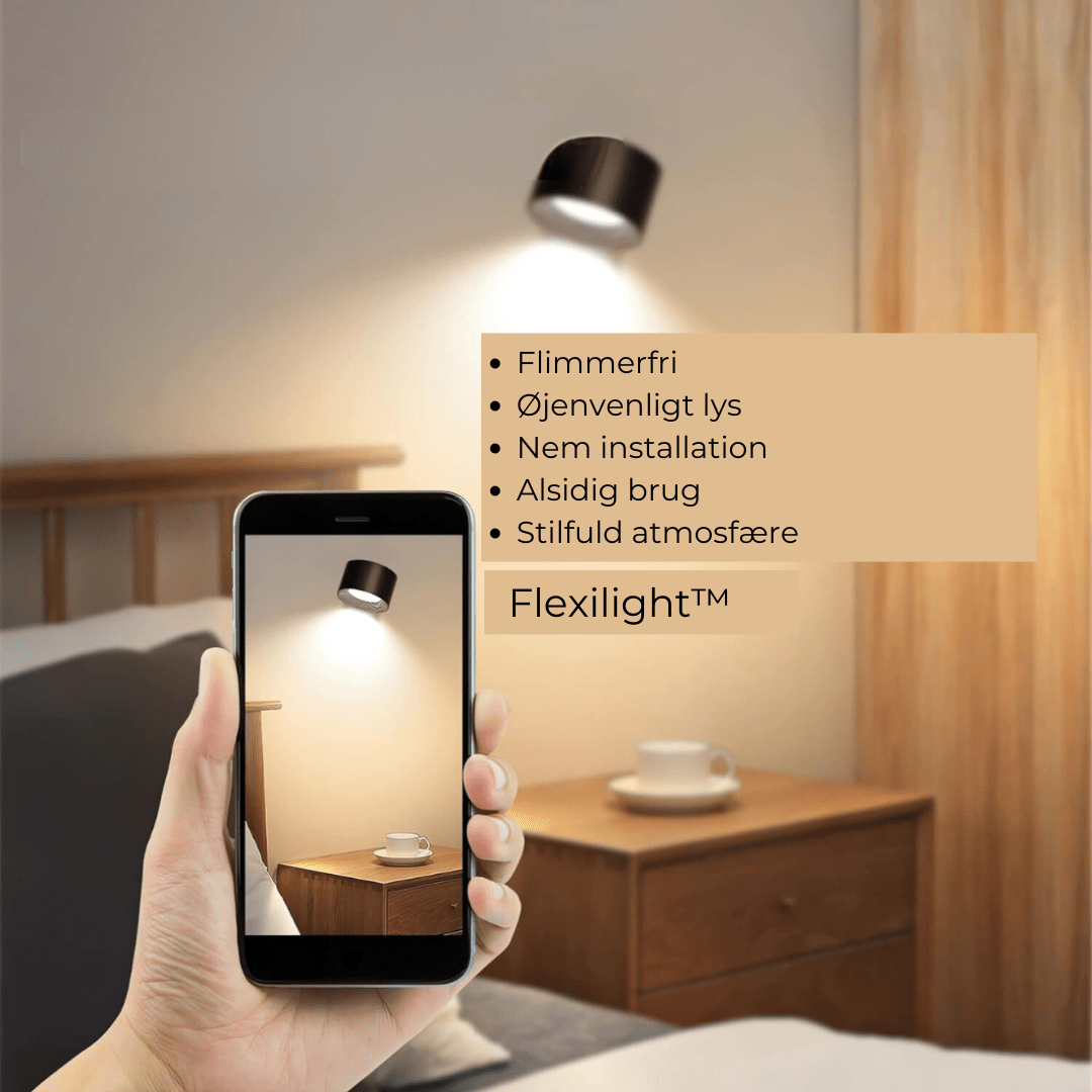 Flexilight | Drahtlose Wandleuchte mit Touch und 360° Rotation