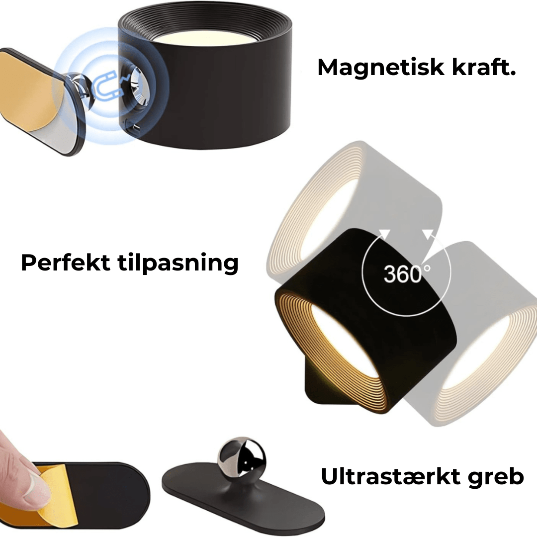 Flexilight Drahtlose Wandleuchte Touch 360 Rotation
