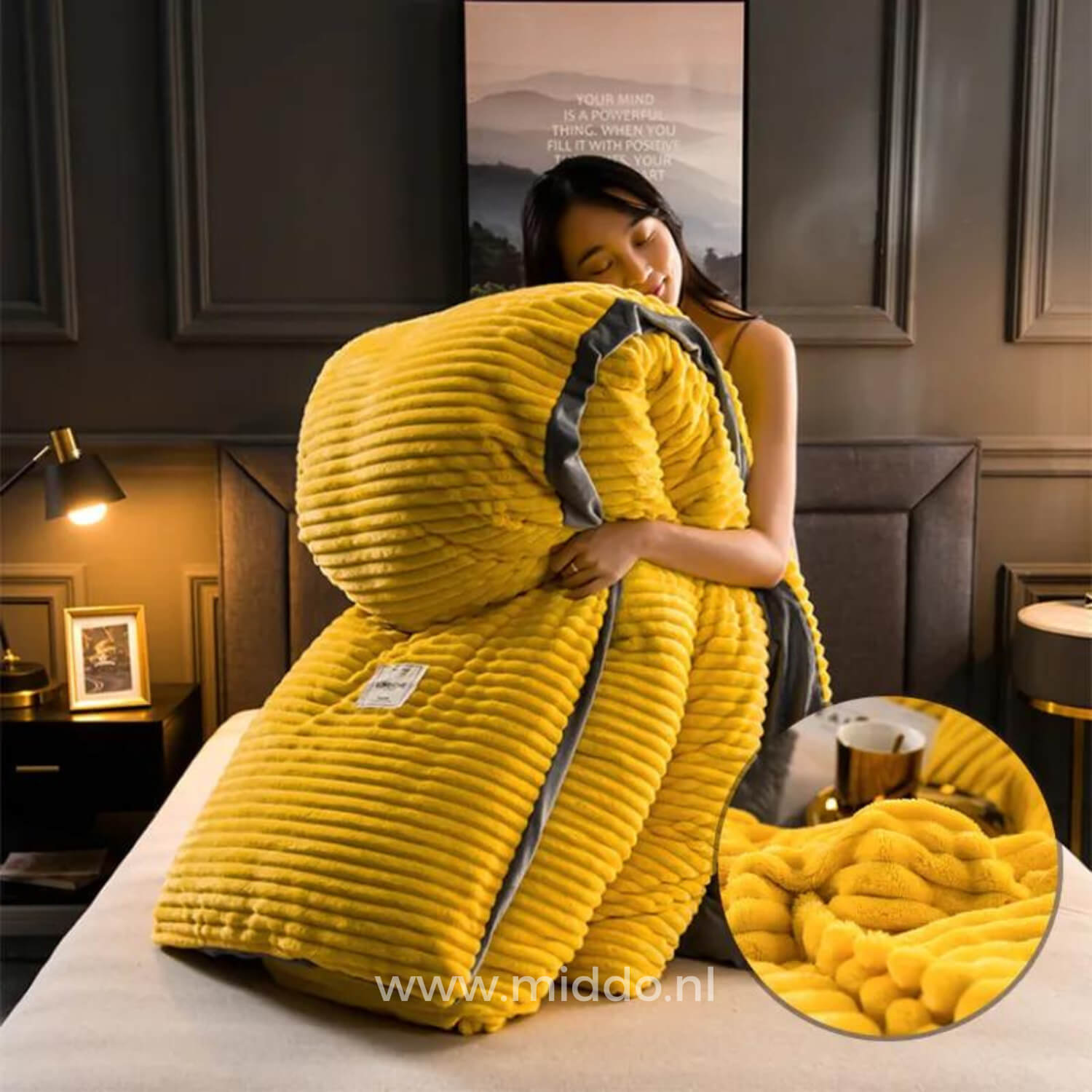 Wärmewelle Samtfleece Bettbezug | Extra warm für gemütliche Nächte an kalten Tagen!