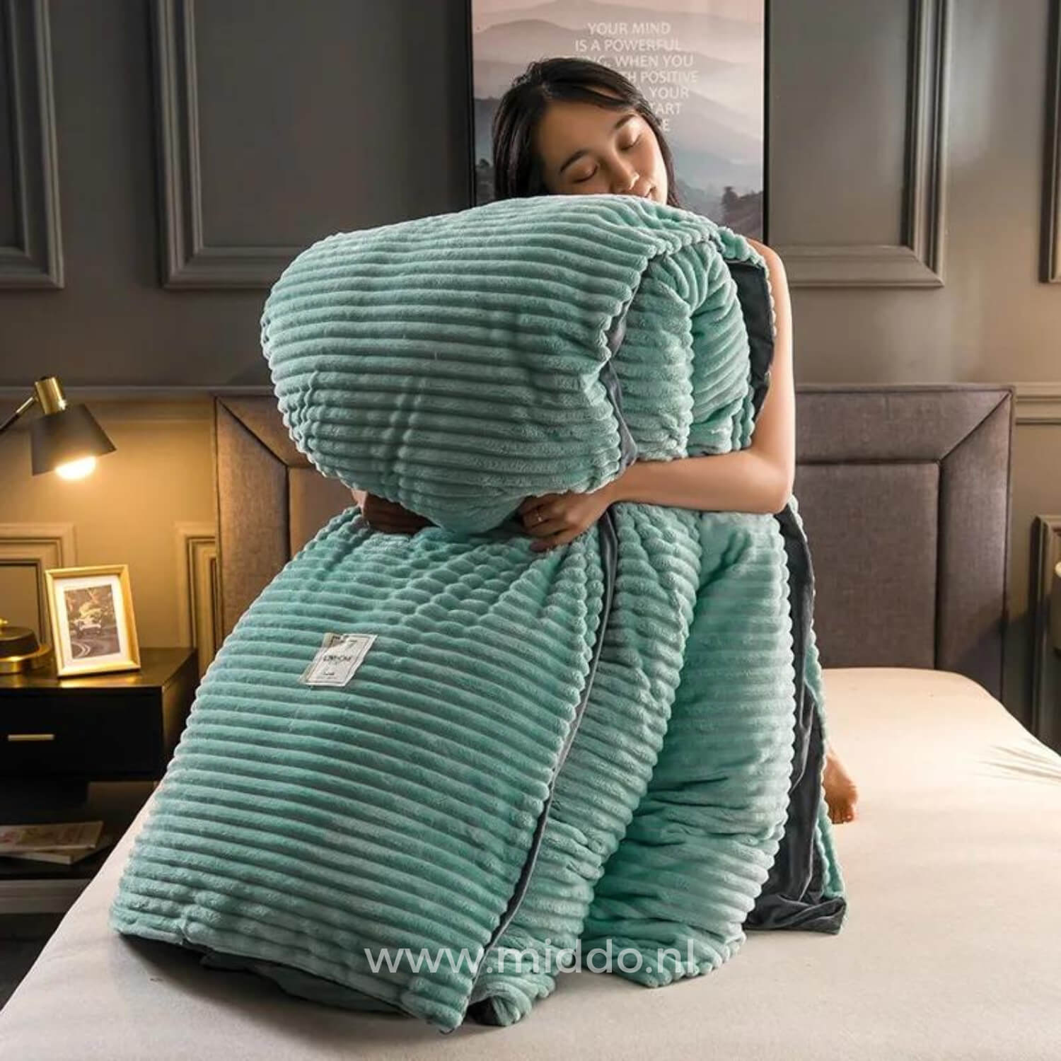 Wärmewelle Samtfleece Bettbezug | Extra warm für gemütliche Nächte an kalten Tagen!