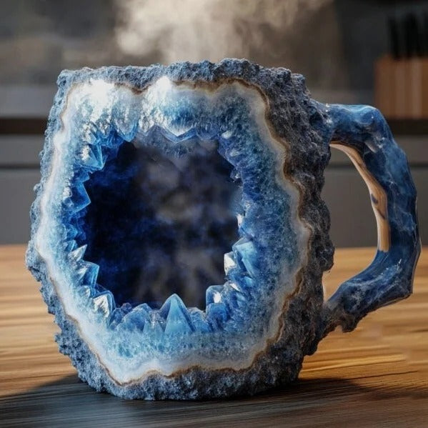 CrystalBrew Kaffeetassen | Elegante mineralische Kristalltassen für ein einzigartiges Kaffee-Erlebnis