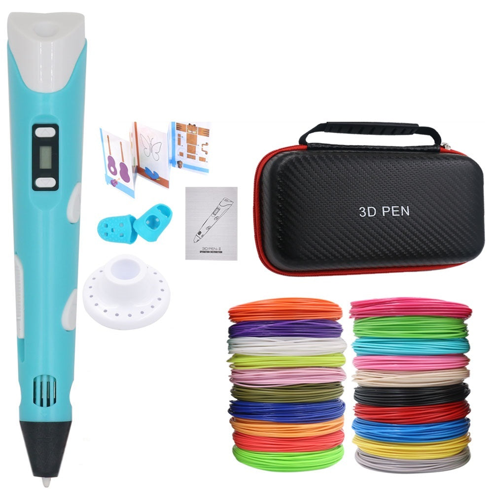 3D-Druckstift DIY-Zeichenstift mit 200M PLA-Filament, Geschenk für Kinder