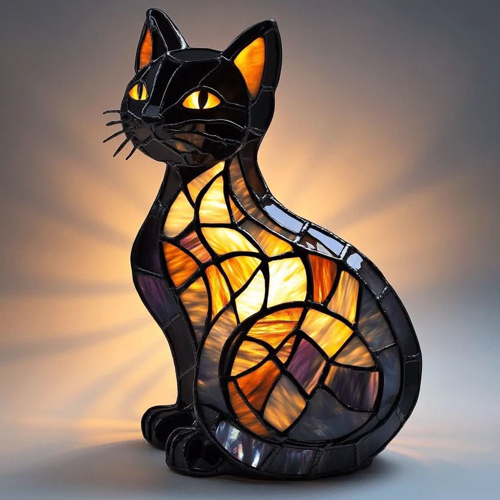 Felina - Verspielt LED Katzen Nachtlampe mit Sanfter Sfeerverlichting