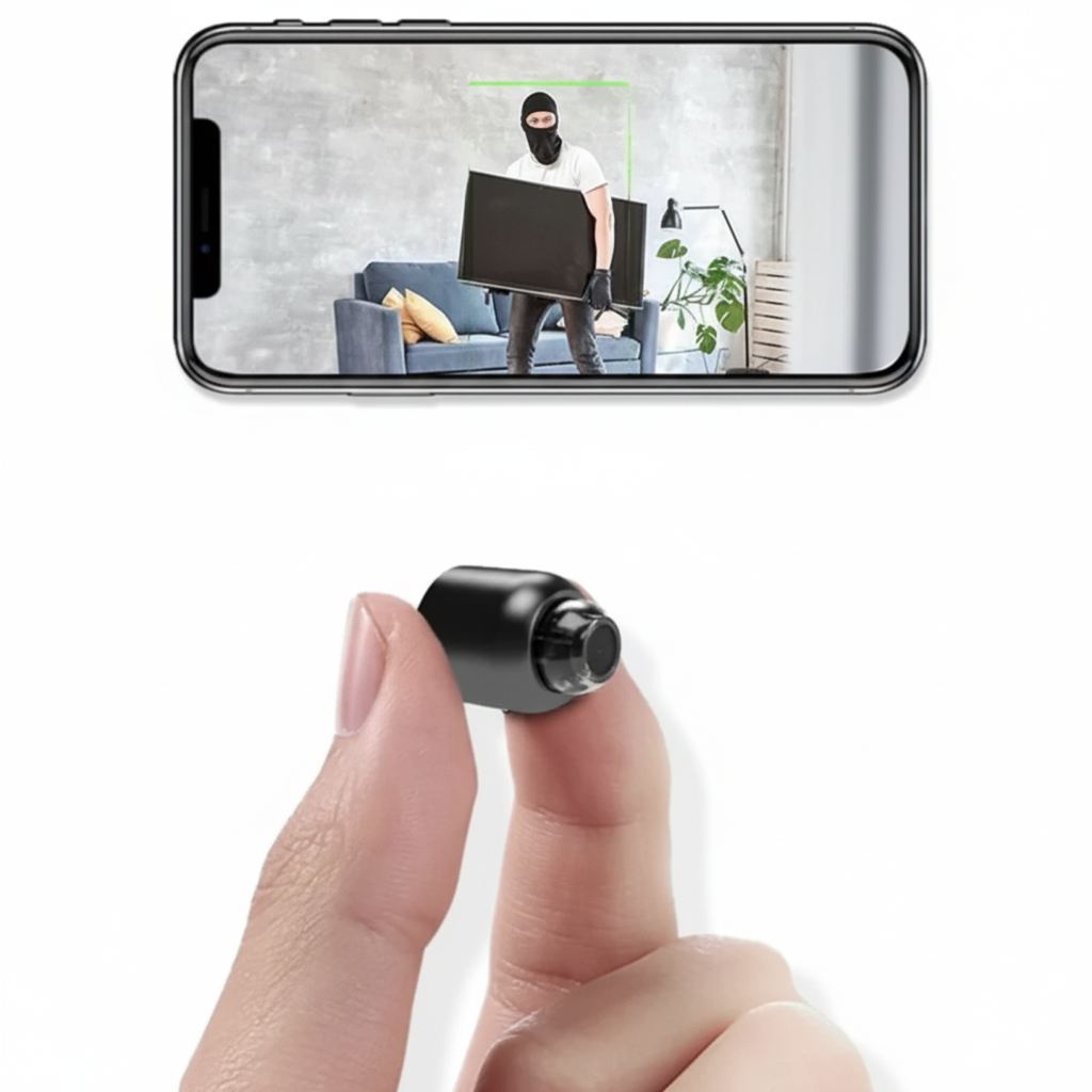 Versteckte WiFi-Kamera (1080P) – Kabelloser Baby Monitor und diskrete Überwachung