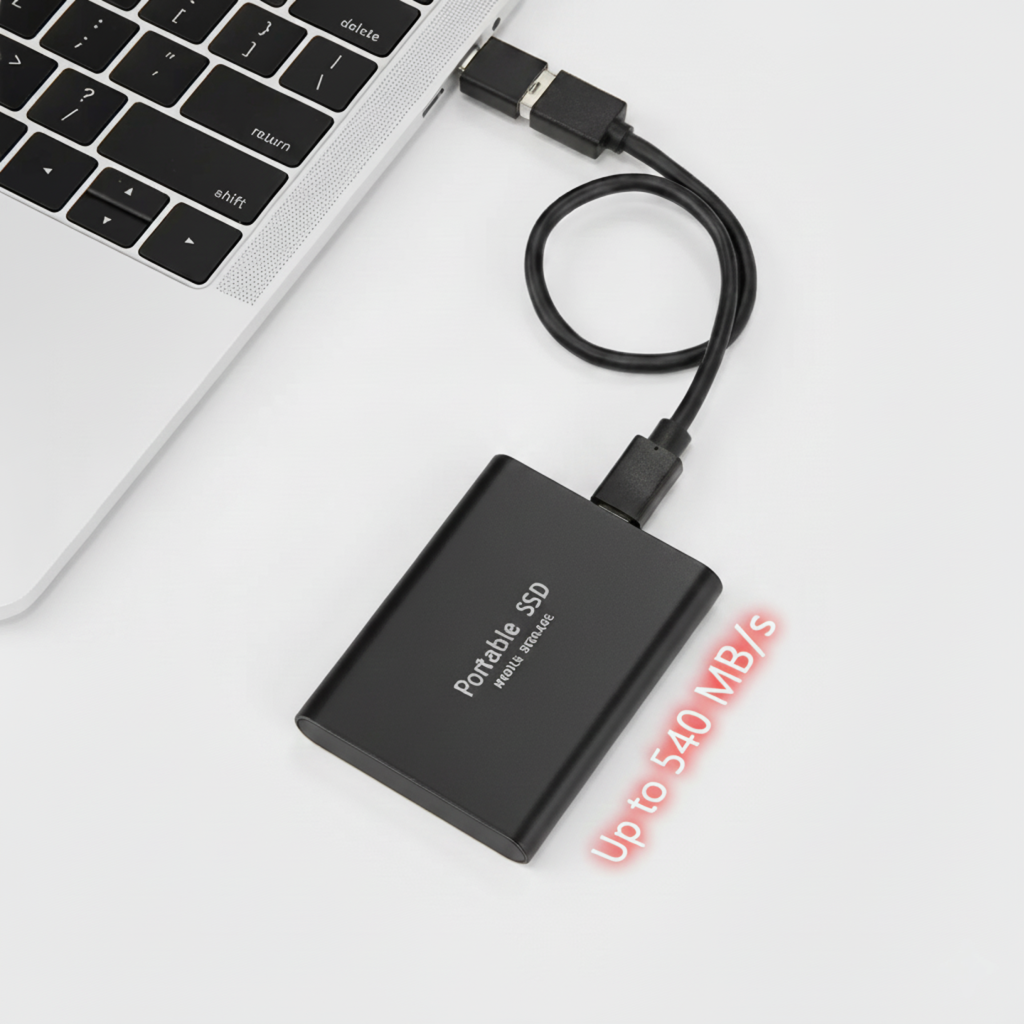Frendorf | Externe SSD 128GB Hohe Kapazität Robustes Gehäuse USB-Anschluss