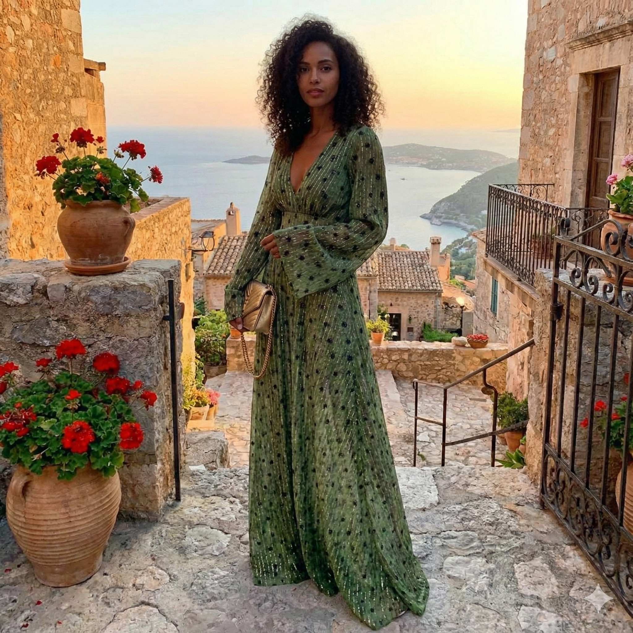 BeachEssence Elegantes Maxikleid | Figurbetontes langes Strandkleid für einen lässigen Sommerlook