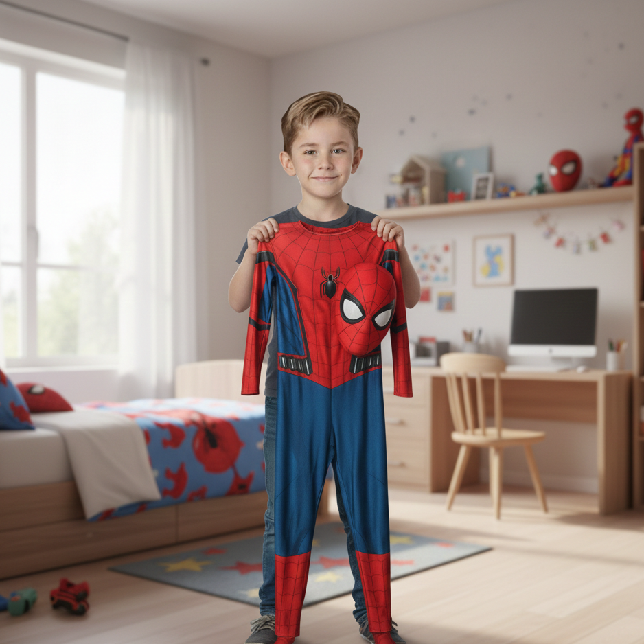 BowLift | Realistisches Superheldenkostüm für Kinder und Erwachsene