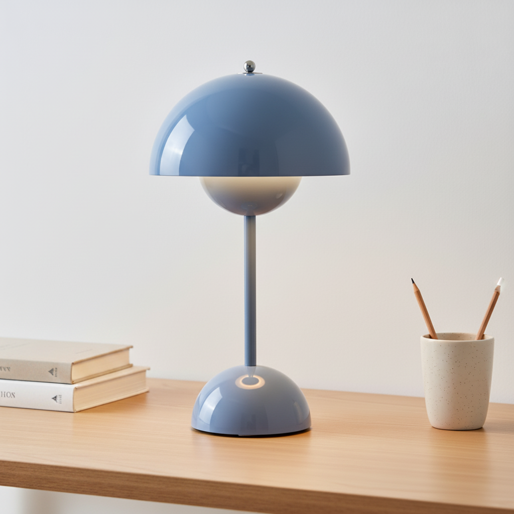 Frendorf | NordicNest Skandinavische Tischleuchte | Dimmbar, Modern & Nachttischlampe