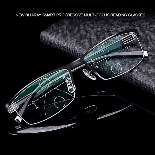 Optivista Multifokale Brille mit Automatischer Sichtanpassung und Blaulichtfilter