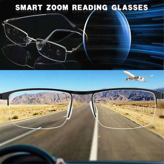 Optivista Multifokale Brille mit Automatischer Sichtanpassung und Blaulichtfilter