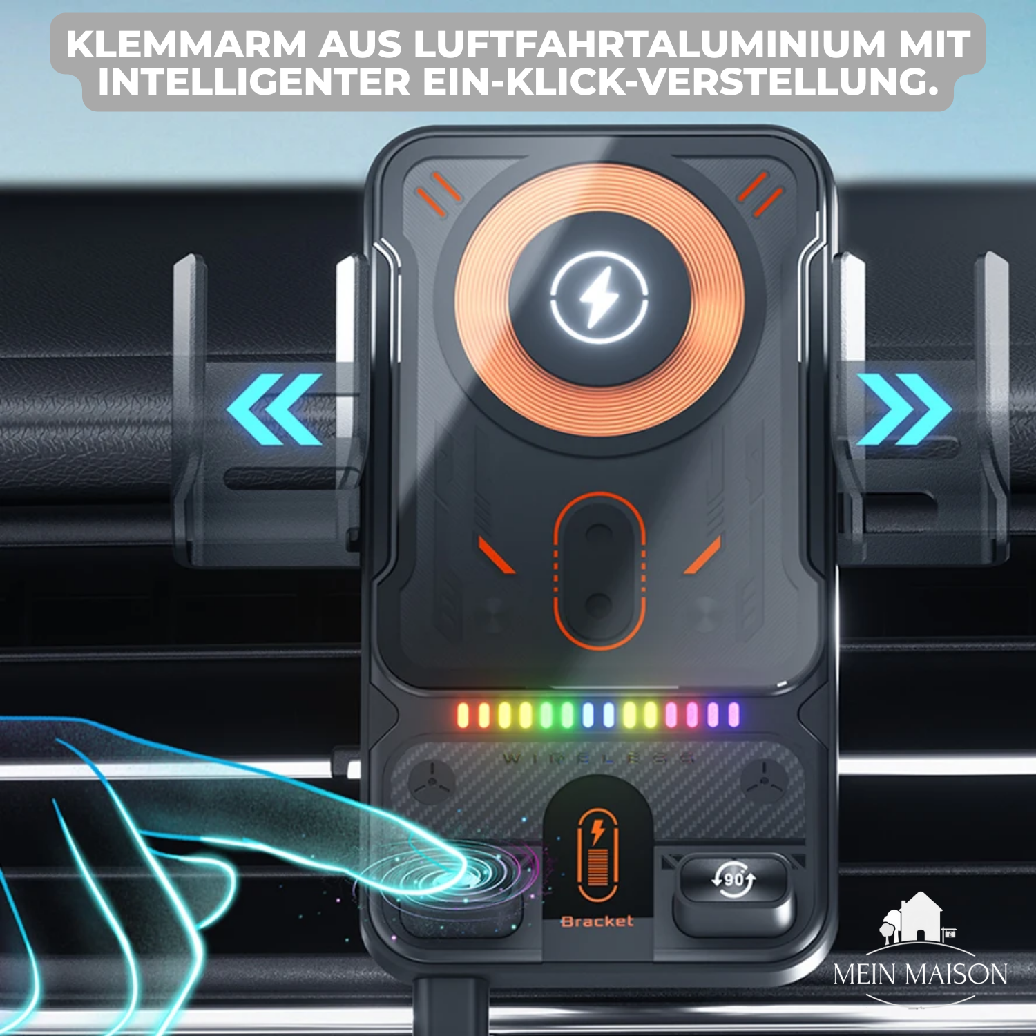 PowerDrive Pro Sicheres Laden und Navigieren während der Fahrt